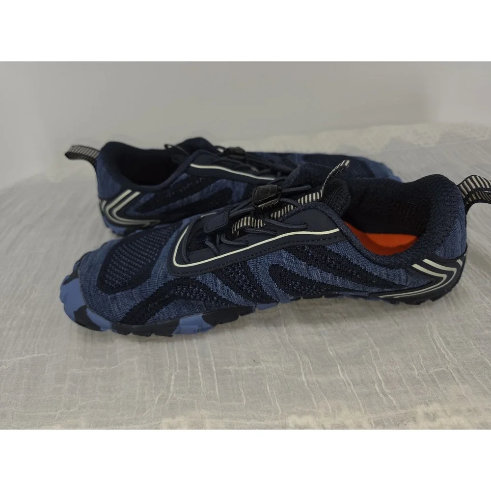 Saguaro Active II Pro Barefoot Navy Blue Minimalist Trail Runner Wide Toe Sz 41